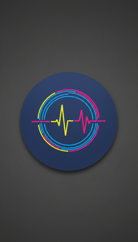 Vivid Blue Logo Slipmat