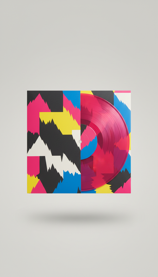 Neon Magenta Vinyl with Graphic Sleeve