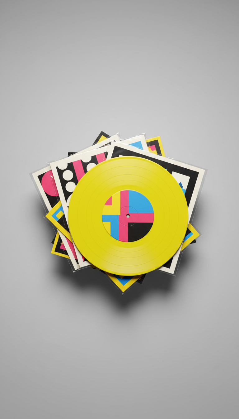 Electric Yellow Art Insert Set